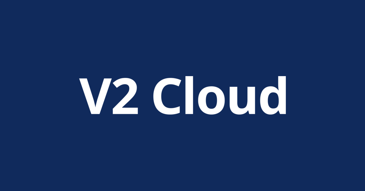 V2 Cloud logo